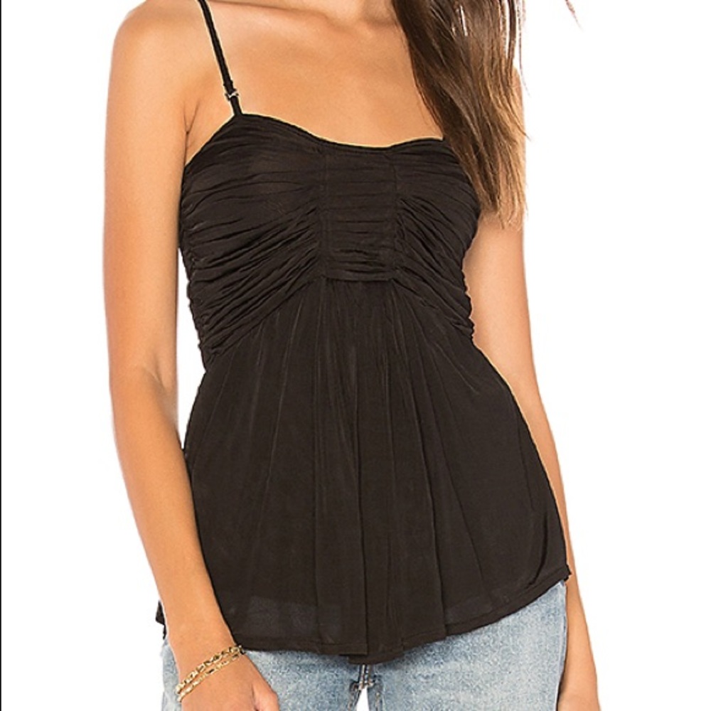 Free People Black Multi Way Tank Top